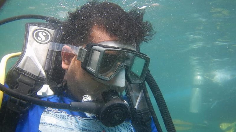 Scuba Diving at Grand Island ner Goa
